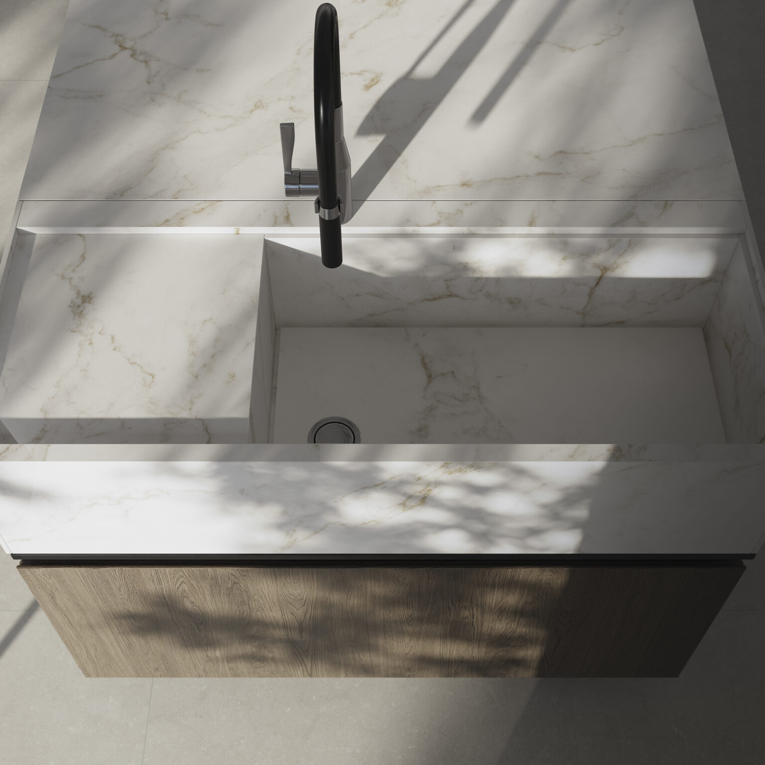 Blanc Statuario Gold