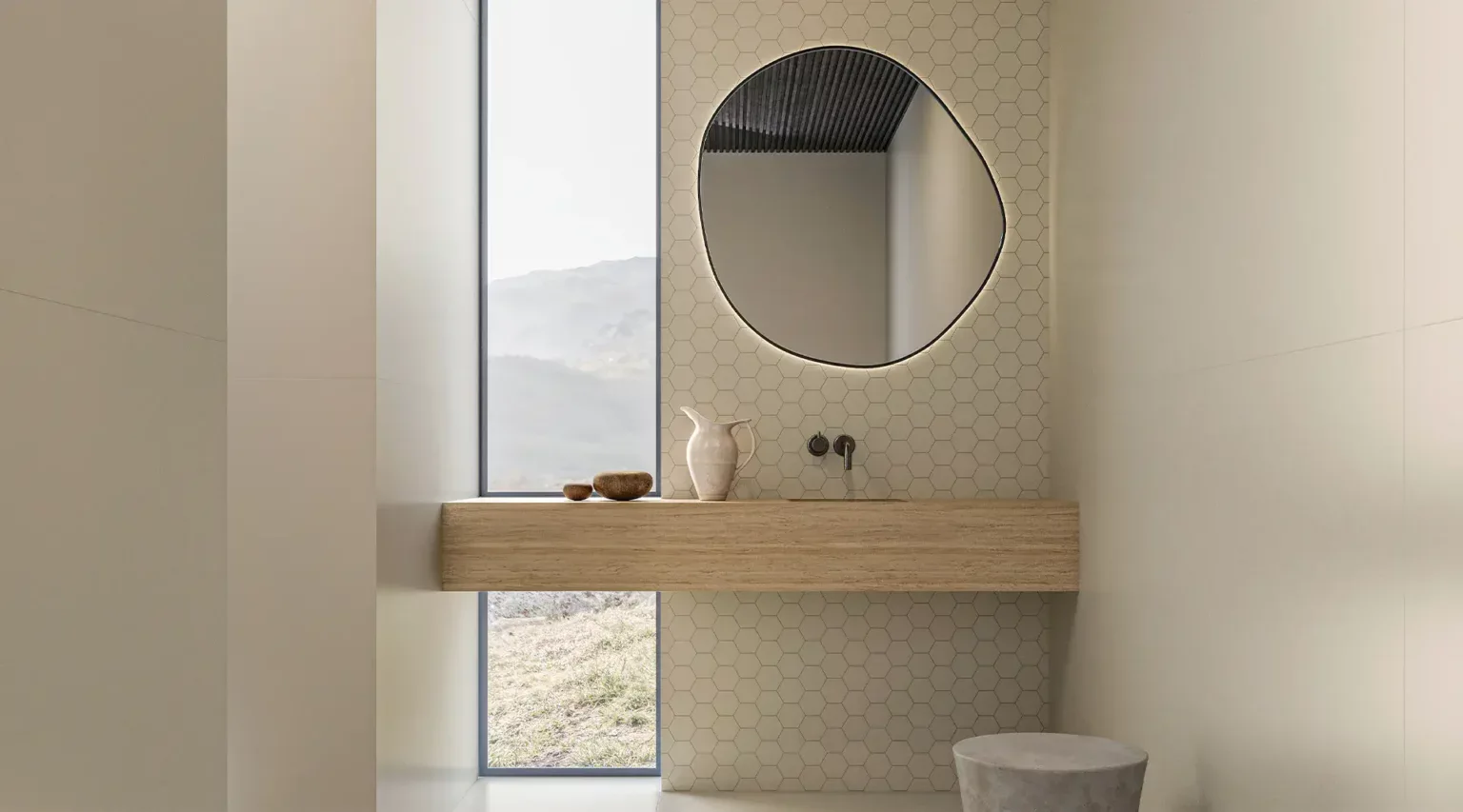 Monoforma, Unglazed Porcelain