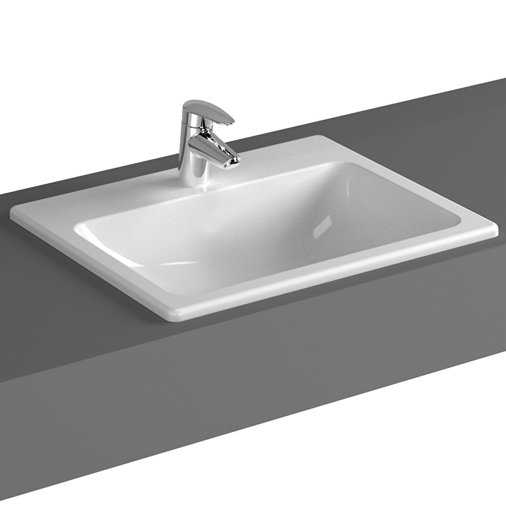 S20 Countertop basin, 55×45 cm
