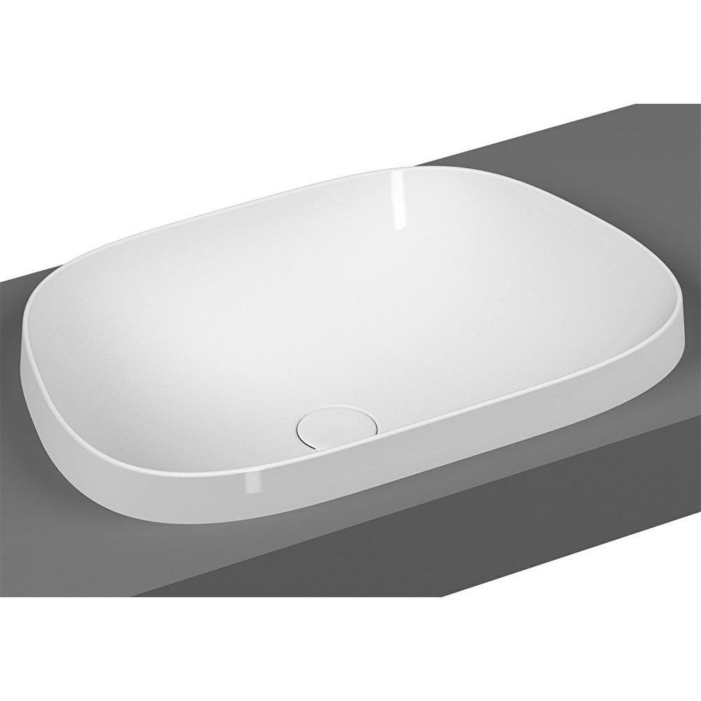 Frame TV shaped countertop basin, 55×40 cm