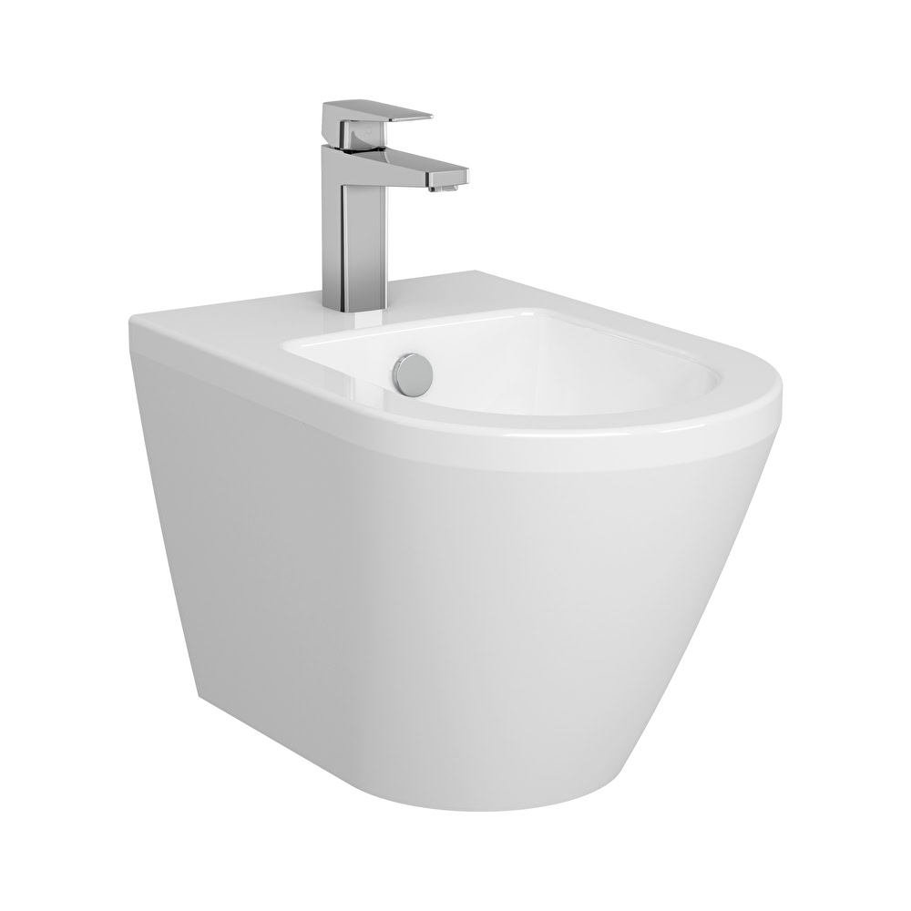 Integra Round & Square Wall-hung bidet, 54 cm