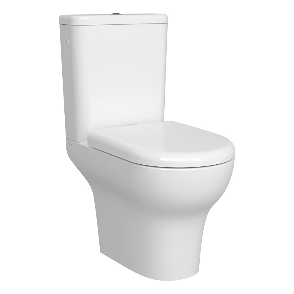 Zentrum SmoothFlush close-coupled WC pan, open-back , 61 cm
