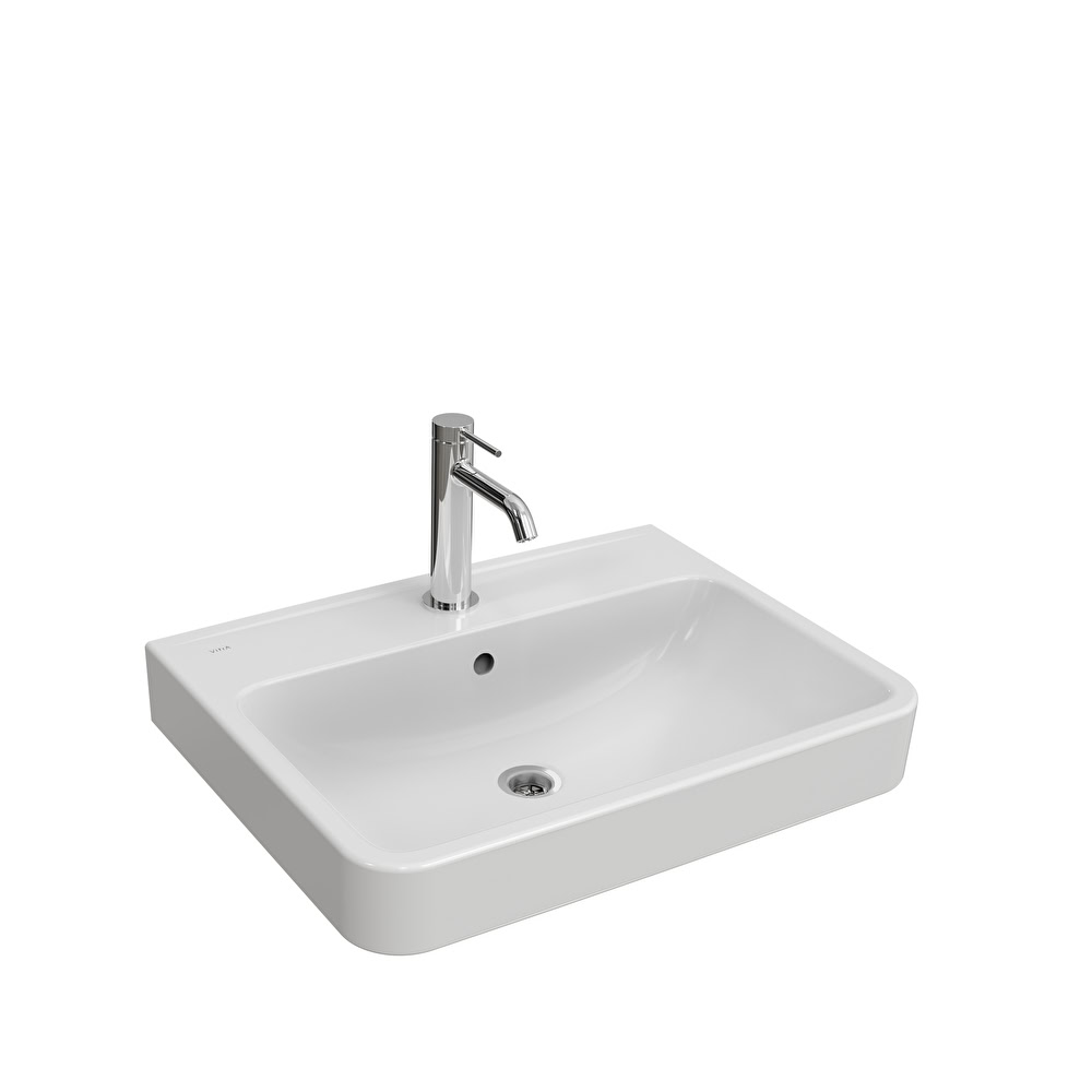 Integra Round & Square Washbasin, round, 60×47 cm