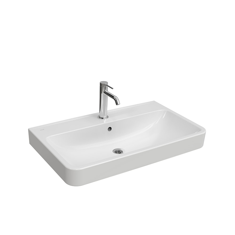 Integra Round & Square Washbasin, round, 80×47 cm