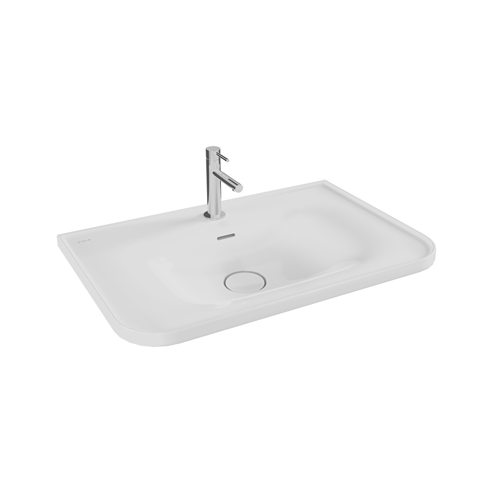 Glora Vanity basin, round, 80×53 cm